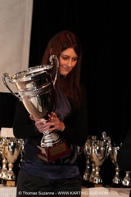 Angélique REMY — 18/12/2010 : Remise des Prix du Championnat du Sud 2010 (photos SUZANNE Thomas) 2010 — karting