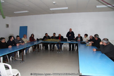 Patrice AGNUS — 13/02/2011 : Formation des commissaires de piste / Assemblée Générale du KCPOM / Journée Club du KCPOM à Lavelanet (Photos Stéphane Agnus) 2011 — karting