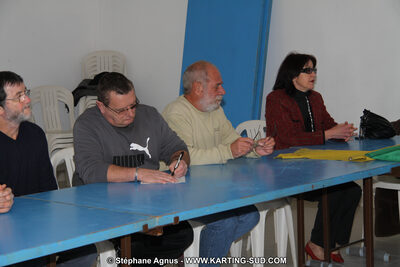 Martine DESCAZAUX — 13/02/2011 : Formation des commissaires de piste / Assemblée Générale du KCPOM / Journée Club du KCPOM à Lavelanet (Photos Stéphane Agnus) 2011 — karting