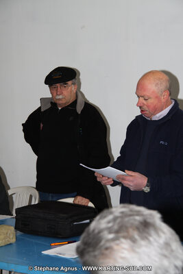 Jean-Claude SANCHEZ — 13/02/2011 : Formation des commissaires de piste / Assemblée Générale du KCPOM / Journée Club du KCPOM à Lavelanet (Photos Stéphane Agnus) 2011 — karting