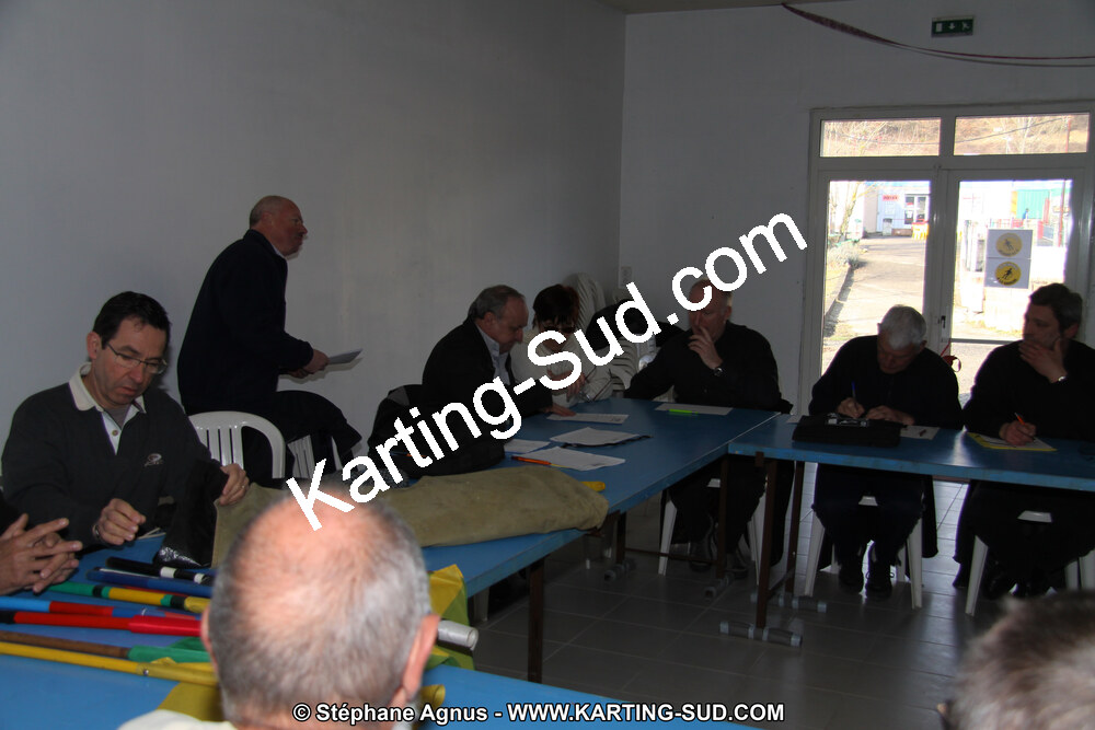 Jean VEYRIES — 13/02/2011 : Formation des commissaires de piste / Assemblée Générale du KCPOM / Journée Club du KCPOM à Lavelanet (Photos Stéphane Agnus) 2011 — karting