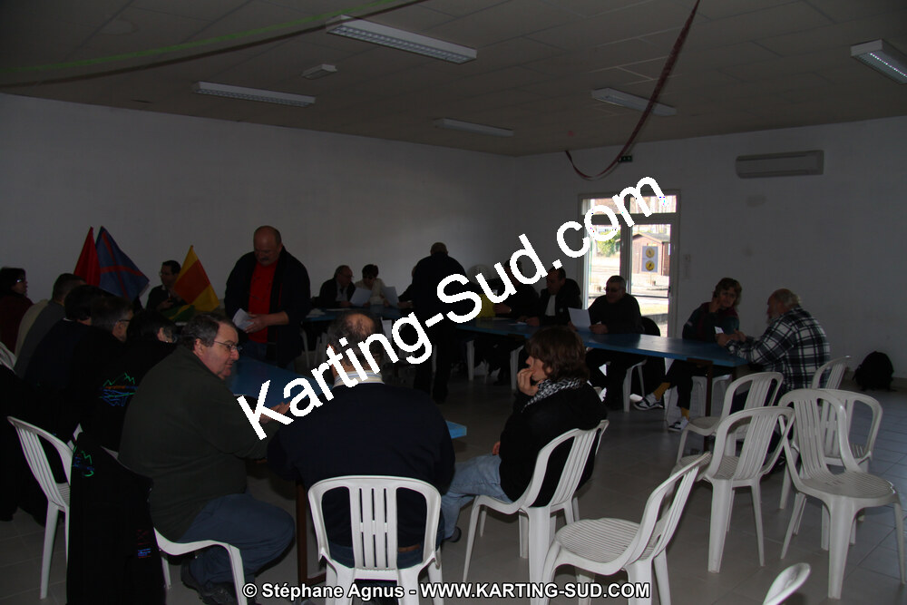 13/02/2011 : Formation des commissaires de piste / Assemblée Générale du KCPOM / Journée Club du KCPOM à Lavelanet (Photos Stéphane Agnus) 2011 — karting