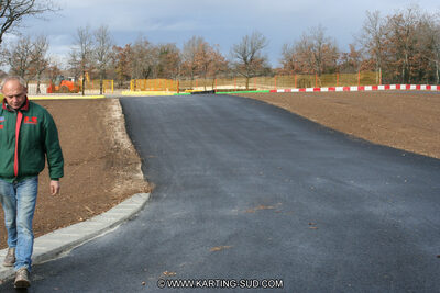 15/02/2011 : Photos du circuit de Cahors (travaux en cours) 2011 — karting