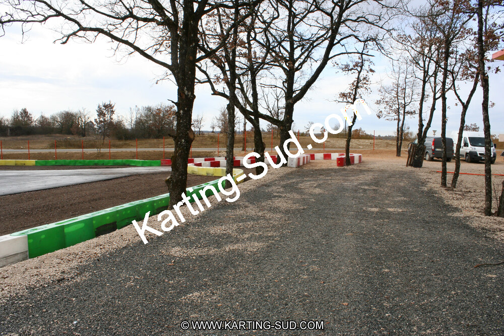 15/02/2011 : Photos du circuit de Cahors (travaux en cours) 2011 — karting
