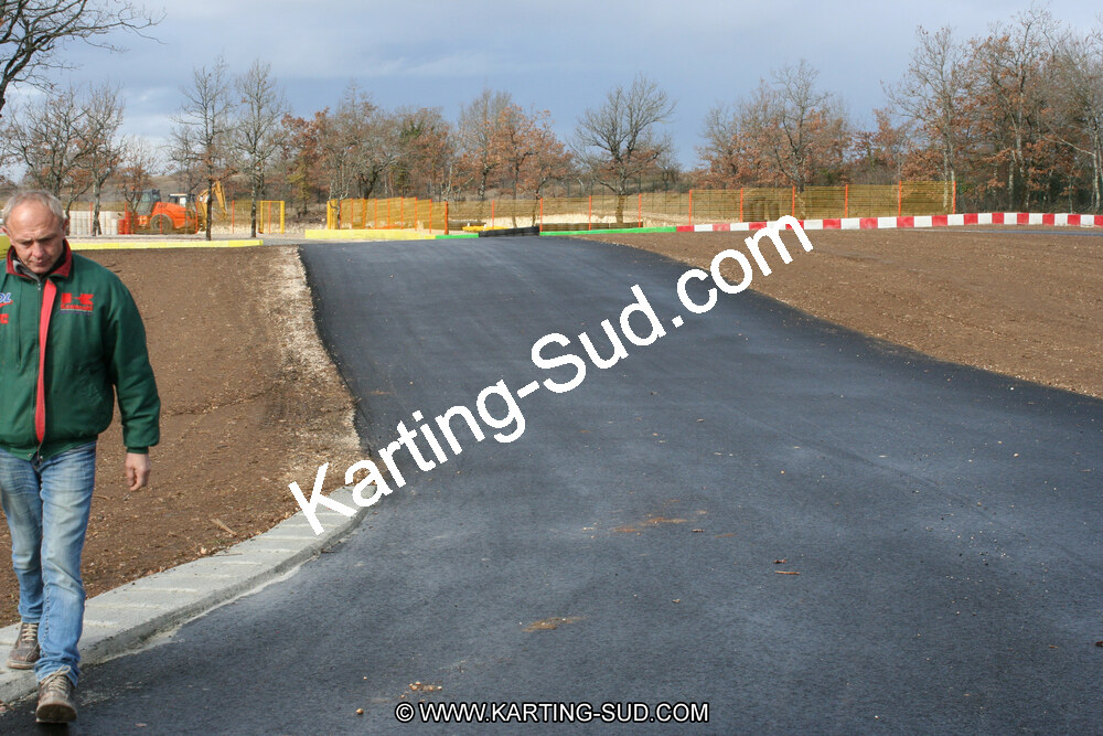 15/02/2011 : Photos du circuit de Cahors (travaux en cours) 2011 — karting