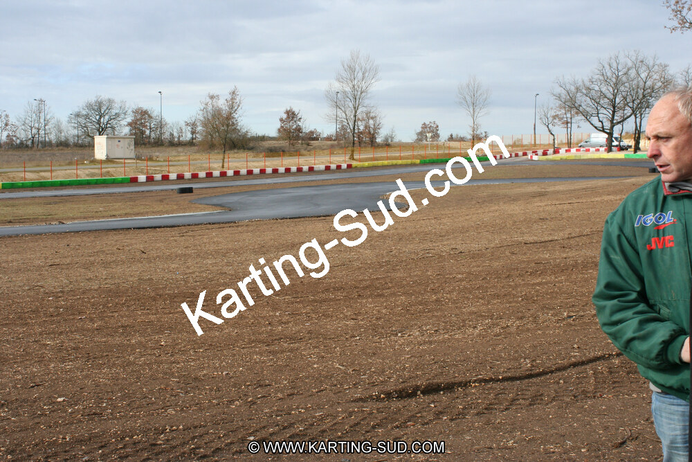 15/02/2011 : Photos du circuit de Cahors (travaux en cours) 2011 — karting