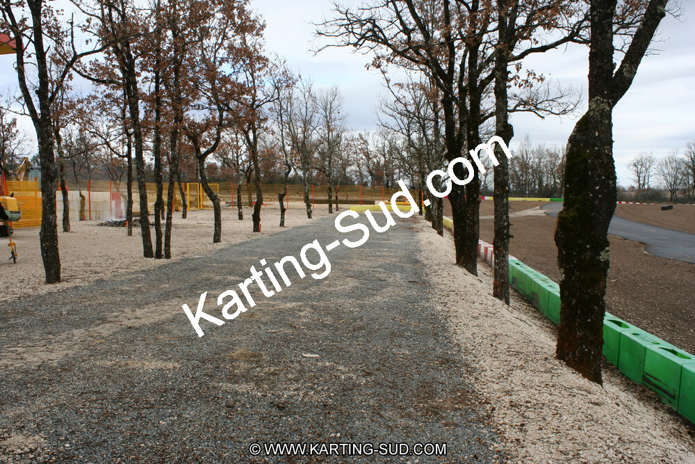 15/02/2011 : Photos du circuit de Cahors (travaux en cours) 2011 — karting