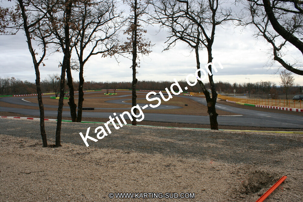 15/02/2011 : Photos du circuit de Cahors (travaux en cours) 2011 — karting