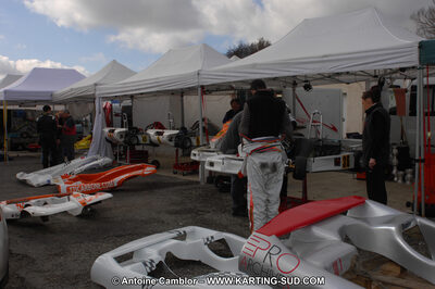 27/02/2011 : 1ère manche du Trophée Vincent Sanchez à Lavelanet (Photos Antoine Camblor) 2011 — karting