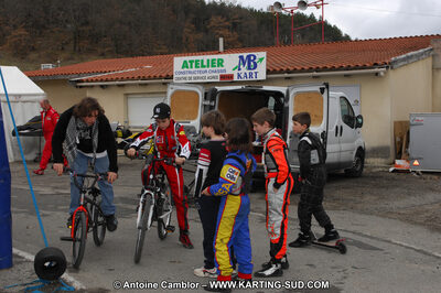 27/02/2011 : 1ère manche du Trophée Vincent Sanchez à Lavelanet (Photos Antoine Camblor) 2011 — karting