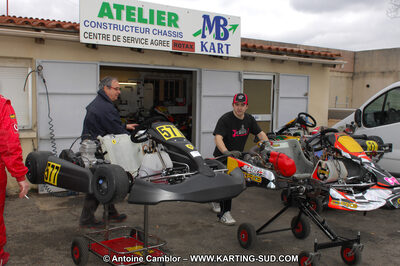 27/02/2011 : 1ère manche du Trophée Vincent Sanchez à Lavelanet (Photos Antoine Camblor) 2011 — karting