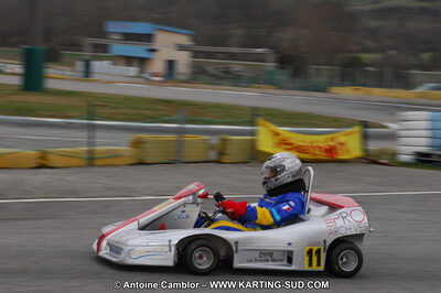 27/02/2011 : 1ère manche du Trophée Vincent Sanchez à Lavelanet (Photos Antoine Camblor) 2011 — karting