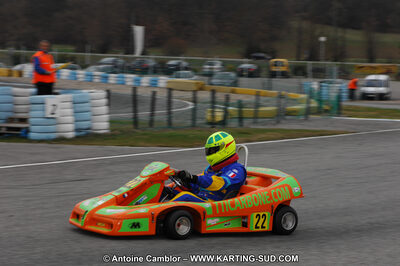27/02/2011 : 1ère manche du Trophée Vincent Sanchez à Lavelanet (Photos Antoine Camblor) 2011 — karting