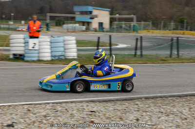 27/02/2011 : 1ère manche du Trophée Vincent Sanchez à Lavelanet (Photos Antoine Camblor) 2011 — karting