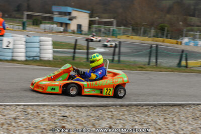 27/02/2011 : 1ère manche du Trophée Vincent Sanchez à Lavelanet (Photos Antoine Camblor) 2011 — karting