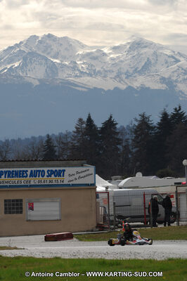 27/02/2011 : 1ère manche du Trophée Vincent Sanchez à Lavelanet (Photos Antoine Camblor) 2011 — karting