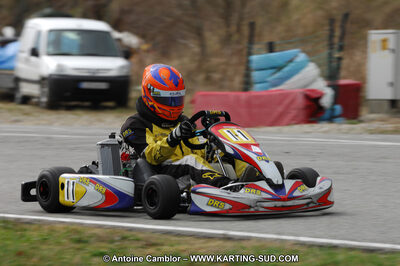 27/02/2011 : 1ère manche du Trophée Vincent Sanchez à Lavelanet (Photos Antoine Camblor) 2011 — karting