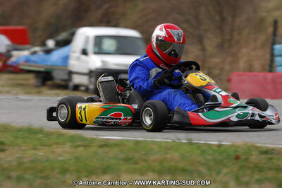 27/02/2011 : 1ère manche du Trophée Vincent Sanchez à Lavelanet (Photos Antoine Camblor) 2011 — karting