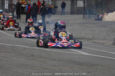 27/02/2011 : 1ère manche du Trophée Vincent Sanchez à Lavelanet (Photos Antoine Camblor) 2011 — karting