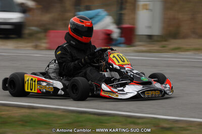 27/02/2011 : 1ère manche du Trophée Vincent Sanchez à Lavelanet (Photos Antoine Camblor) 2011 — karting