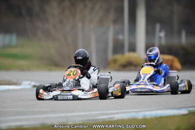 27/02/2011 : 1ère manche du Trophée Vincent Sanchez à Lavelanet (Photos Antoine Camblor) 2011 — karting