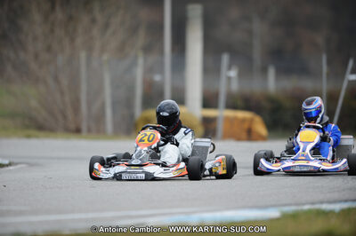 27/02/2011 : 1ère manche du Trophée Vincent Sanchez à Lavelanet (Photos Antoine Camblor) 2011 — karting