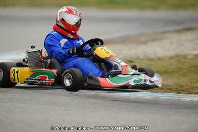 27/02/2011 : 1ère manche du Trophée Vincent Sanchez à Lavelanet (Photos Antoine Camblor) 2011 — karting