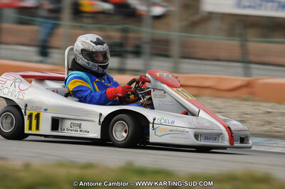 27/02/2011 : 1ère manche du Trophée Vincent Sanchez à Lavelanet (Photos Antoine Camblor) 2011 — karting