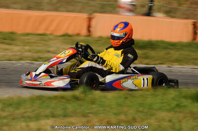 27/02/2011 : 1ère manche du Trophée Vincent Sanchez à Lavelanet (Photos Antoine Camblor) 2011 — karting