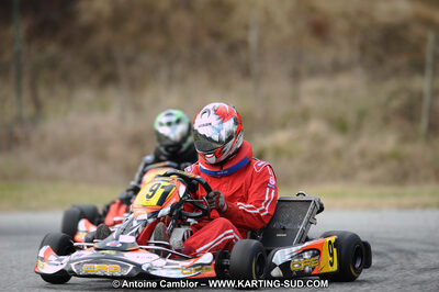 27/02/2011 : 1ère manche du Trophée Vincent Sanchez à Lavelanet (Photos Antoine Camblor) 2011 — karting