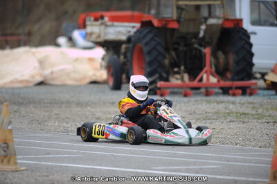 27/02/2011 : 1ère manche du Trophée Vincent Sanchez à Lavelanet (Photos Antoine Camblor) 2011 — karting