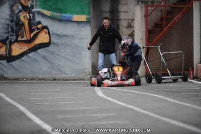 27/02/2011 : 1ère manche du Trophée Vincent Sanchez à Lavelanet (Photos Antoine Camblor) 2011 — karting