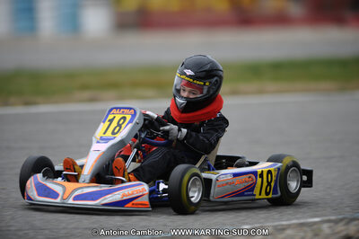 27/02/2011 : 1ère manche du Trophée Vincent Sanchez à Lavelanet (Photos Antoine Camblor) 2011 — karting