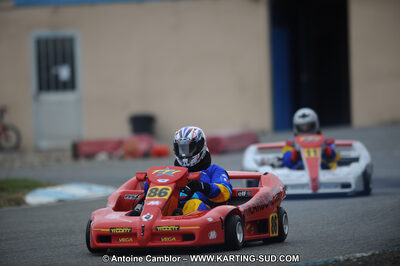 27/02/2011 : 1ère manche du Trophée Vincent Sanchez à Lavelanet (Photos Antoine Camblor) 2011 — karting