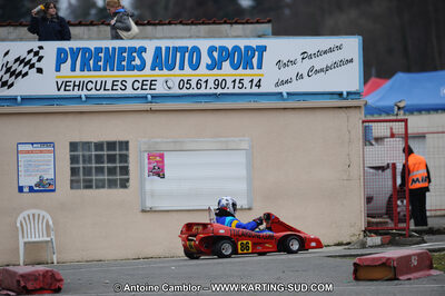 27/02/2011 : 1ère manche du Trophée Vincent Sanchez à Lavelanet (Photos Antoine Camblor) 2011 — karting