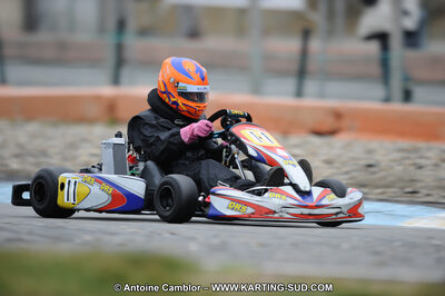 27/02/2011 : 1ère manche du Trophée Vincent Sanchez à Lavelanet (Photos Antoine Camblor) 2011 — karting