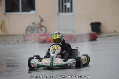 27/02/2011 : 1ère manche du Trophée Vincent Sanchez à Lavelanet (Photos Antoine Camblor) 2011 — karting