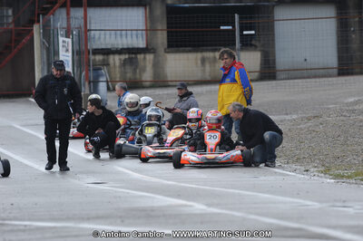 27/02/2011 : 1ère manche du Trophée Vincent Sanchez à Lavelanet (Photos Antoine Camblor) 2011 — karting