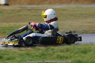 27/02/2011 : 1ère manche du Trophée Vincent Sanchez à Lavelanet (Photos Antoine Camblor) 2011 — karting