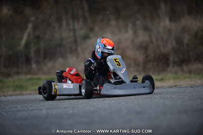 27/02/2011 : 1ère manche du Trophée Vincent Sanchez à Lavelanet (Photos Antoine Camblor) 2011 — karting