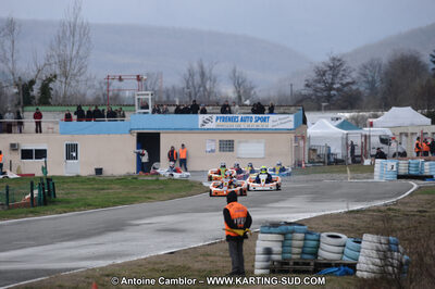 27/02/2011 : 1ère manche du Trophée Vincent Sanchez à Lavelanet (Photos Antoine Camblor) 2011 — karting