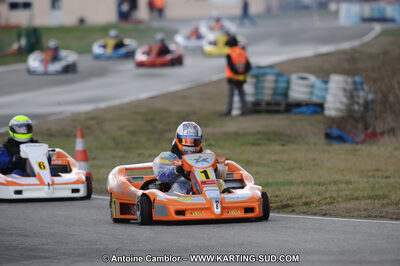 27/02/2011 : 1ère manche du Trophée Vincent Sanchez à Lavelanet (Photos Antoine Camblor) 2011 — karting