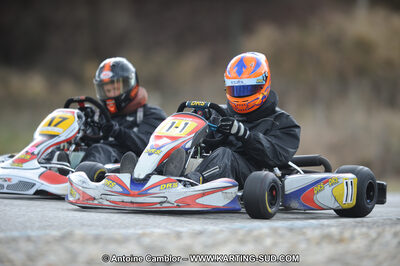 27/02/2011 : 1ère manche du Trophée Vincent Sanchez à Lavelanet (Photos Antoine Camblor) 2011 — karting