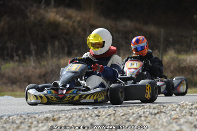 27/02/2011 : 1ère manche du Trophée Vincent Sanchez à Lavelanet (Photos Antoine Camblor) 2011 — karting