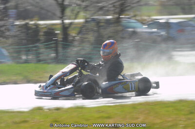 27/02/2011 : 1ère manche du Trophée Vincent Sanchez à Lavelanet (Photos Antoine Camblor) 2011 — karting