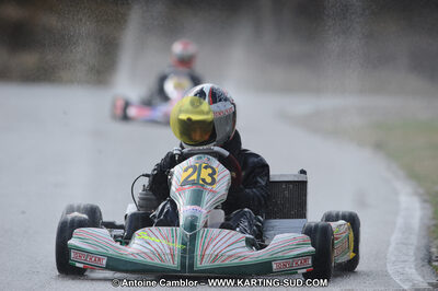 27/02/2011 : 1ère manche du Trophée Vincent Sanchez à Lavelanet (Photos Antoine Camblor) 2011 — karting