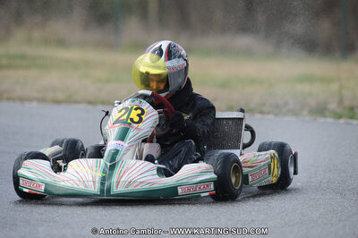 27/02/2011 : 1ère manche du Trophée Vincent Sanchez à Lavelanet (Photos Antoine Camblor) 2011 — karting