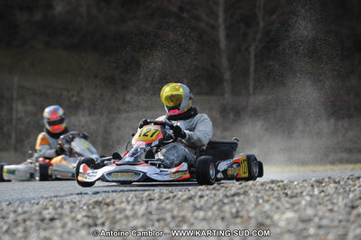 27/02/2011 : 1ère manche du Trophée Vincent Sanchez à Lavelanet (Photos Antoine Camblor) 2011 — karting