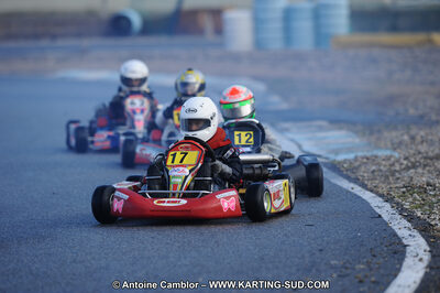 27/02/2011 : 1ère manche du Trophée Vincent Sanchez à Lavelanet (Photos Antoine Camblor) 2011 — karting