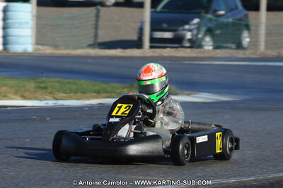 27/02/2011 : 1ère manche du Trophée Vincent Sanchez à Lavelanet (Photos Antoine Camblor) 2011 — karting